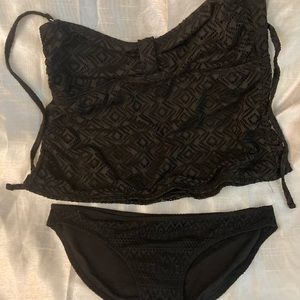 Two Piece Bathing Suit BLK
